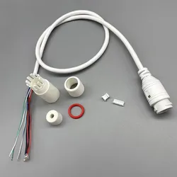 POE LAN cabo para câmera IP CCTV, placa de módulo com conector, RJ45, LED de status único, 11Pin