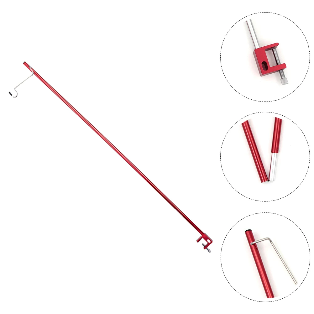 

1Pcs Folding Portable Camping Lamp Pole Metal Outdoor Hanging Light Stand Bracket Holder for Outdoor Camping Lighting