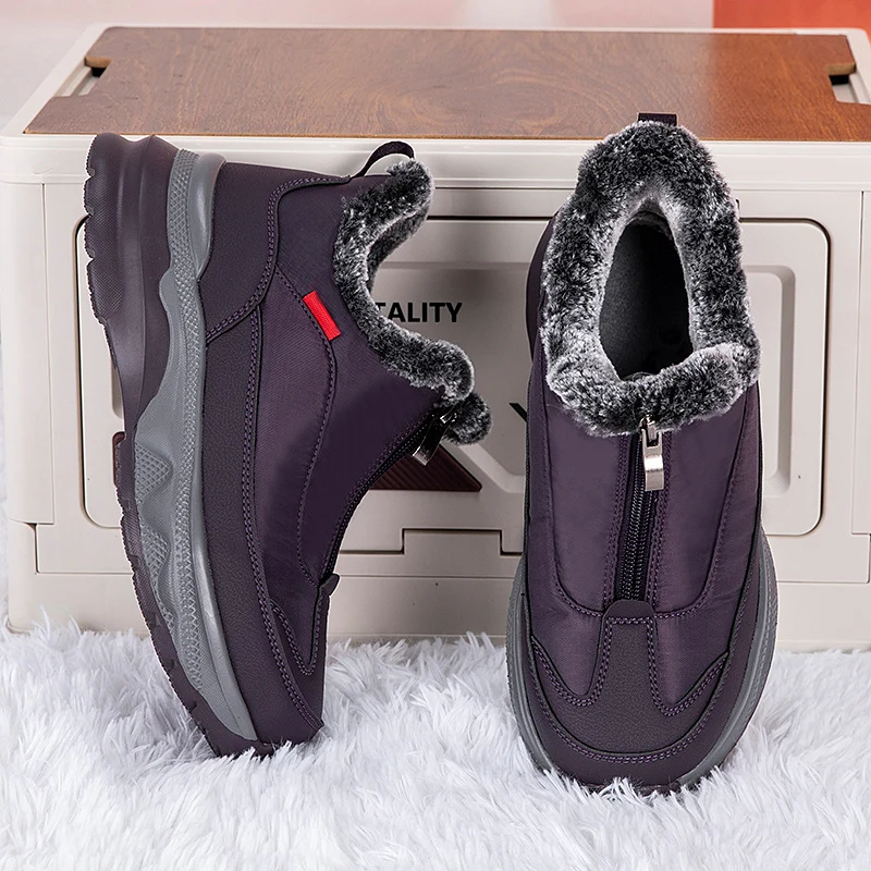 

Winter Women Ankle Boots Non-slip Waterproof Snow Boots Platform Shoes Booties Thick Thigh High Warm Fur Boots Mujer