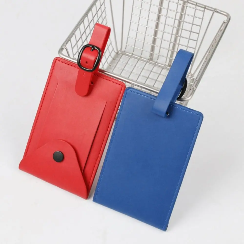 

Portable Airplane Suitcase Tag PU Luggage Tag Pass Suitcase Tag Boarding Pass
