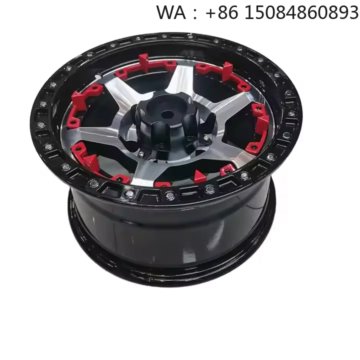 

158 168 Matt Black Rims, ET -15 car accessories tire accessories, 6139.7 alloy wheels for 4x4 offroad vehicles