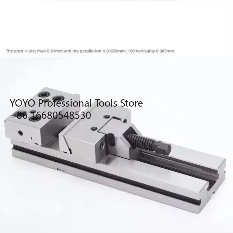 1LaGT125High Precision 160 Vise Precision Tool Combination Flat Jaw Milling Machine CNC Machining Center Lathe Modular Vise GT
