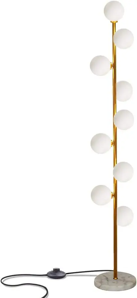

Modern Creative Floor Lamp with 9 Lights for Living Room, Bedroom, Office - Cozy Elegant Design