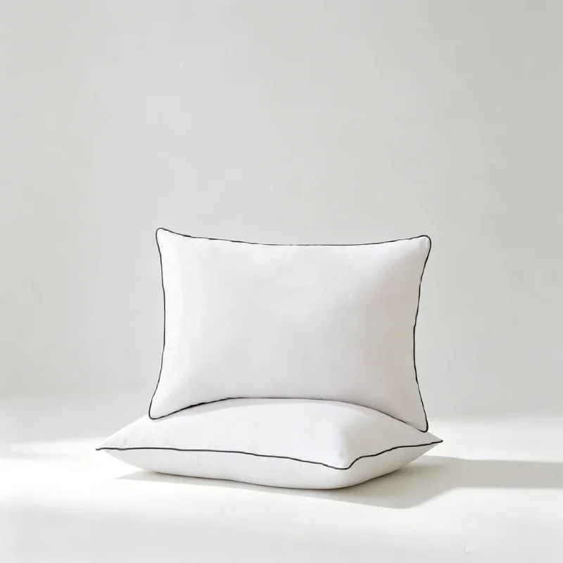 1PCS Down Pillow 100% Goose Down and Feather Pillows Luxury Home Hotel Bed Pillows Cervical Vertebra Support Sleep Pillow