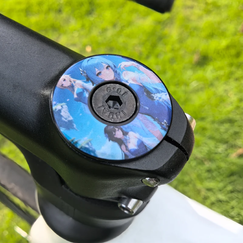 ركوب أو يموت دراجة سماعة الغطاء العلوي ث/M6 * 35 مللي متر ينطبق على 28.6 مللي متر الجبهة شوكة سبائك الألومنيوم الجذعية الغطاء العلوي نمط الجمجمة