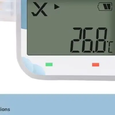 USB Temperature Data Logger ATAG-30V IP67 Waterproof with LCD Display for Cold Chain Storage and Transport Tracking