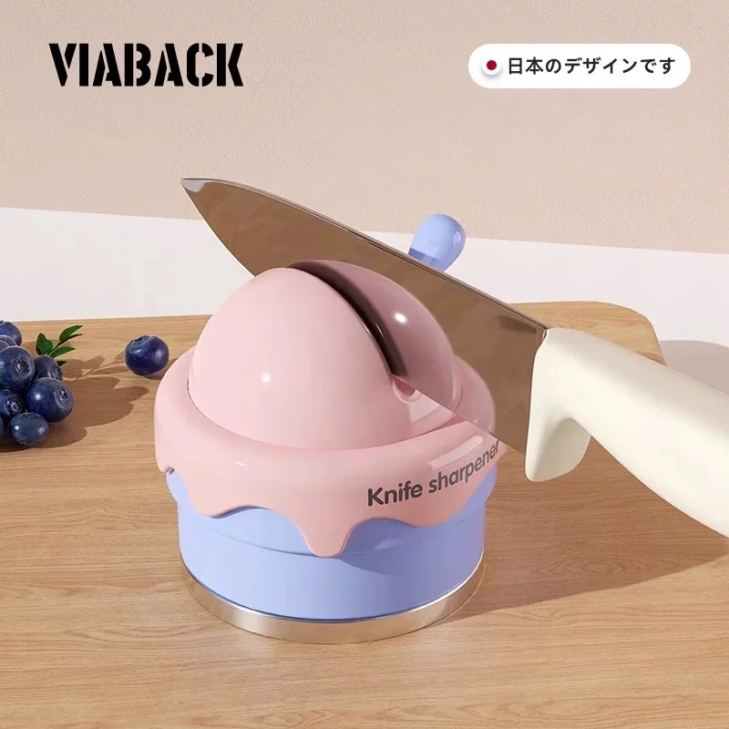 

Japanese suction cup knife sharpening stone household sharpening kitchen knife scissors special fast sharpening knife artefact