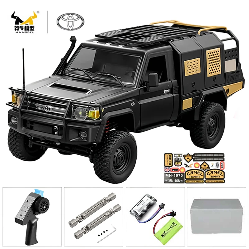 MN MN82 1:12 Retro Rc Auto Mit Led-leuchten Vollformatige Simulation LC79 Professionelle 4WD Fernbedienung Pickup RC Lkw modell Spielzeug