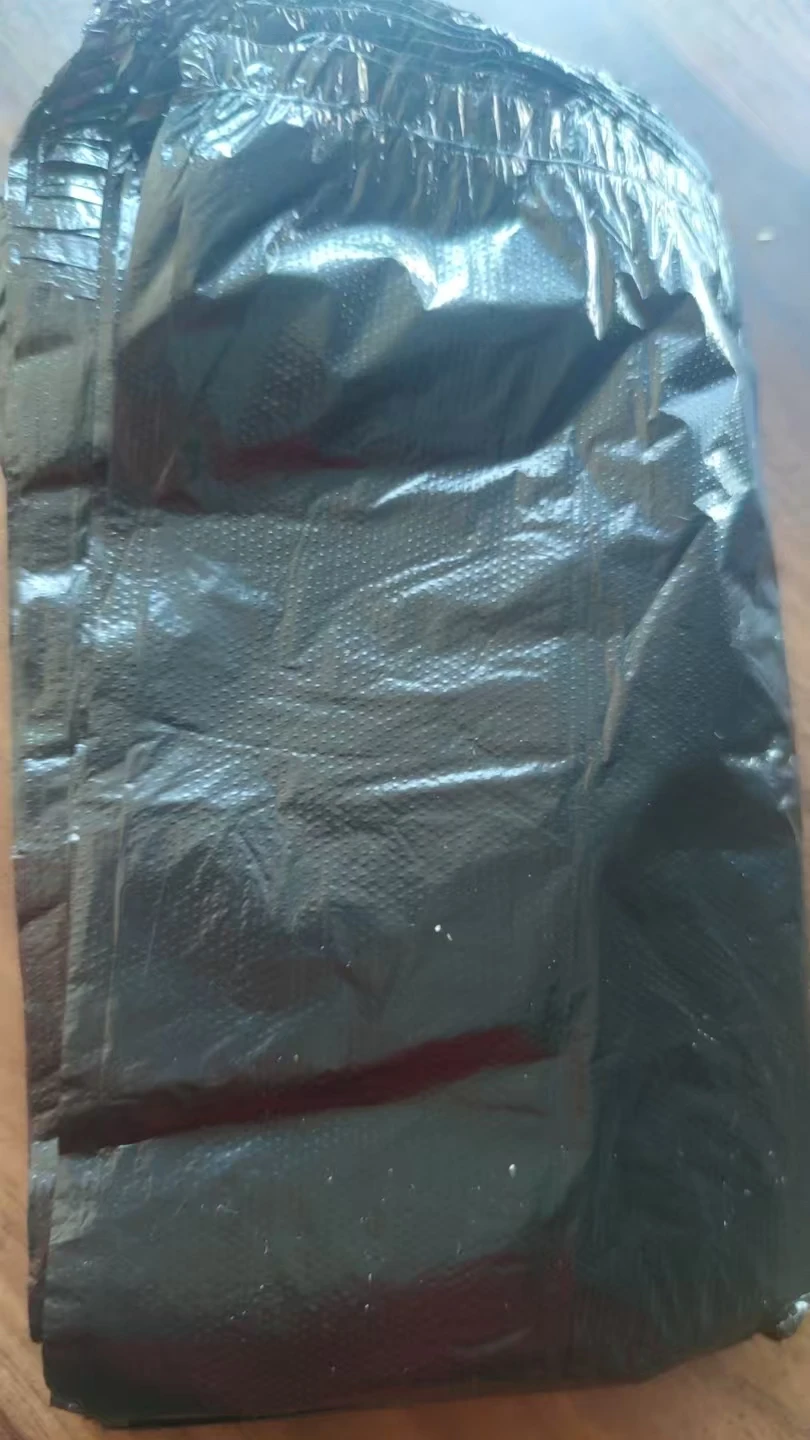 100pcs Black 22x35 Disposable Trash Bags Handy Vest-Made Shopping Bags Eco-Friendly Carry-On Waste Disposal for Home And Office