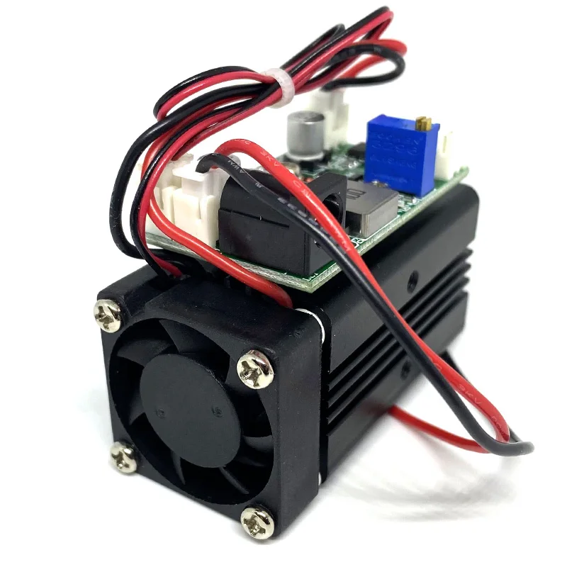 DC 12V Focusable Head 850nm 1000mw 1W Infrared Laser Diode Module TTL Cooling Fan