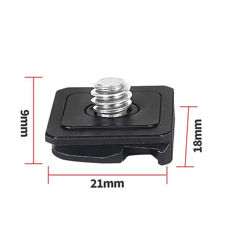 Schnellwechselplatte V-Mount Fast Switch Installationssystem für Gopro Insta360 OSMO 360 Action 5pro DSLR-Kamera Stativ Slide Mount – Detail 26