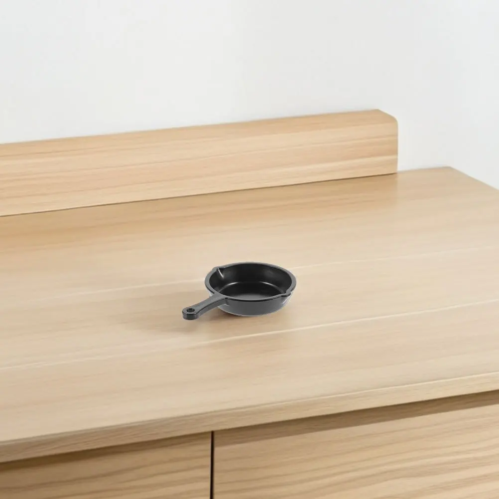 

20 шт. миниатюрные сковороды, пластиковые маленькие сковородки для миниатюрной кухонной посуды, набор кухонных принадлежностей для кукольного домика