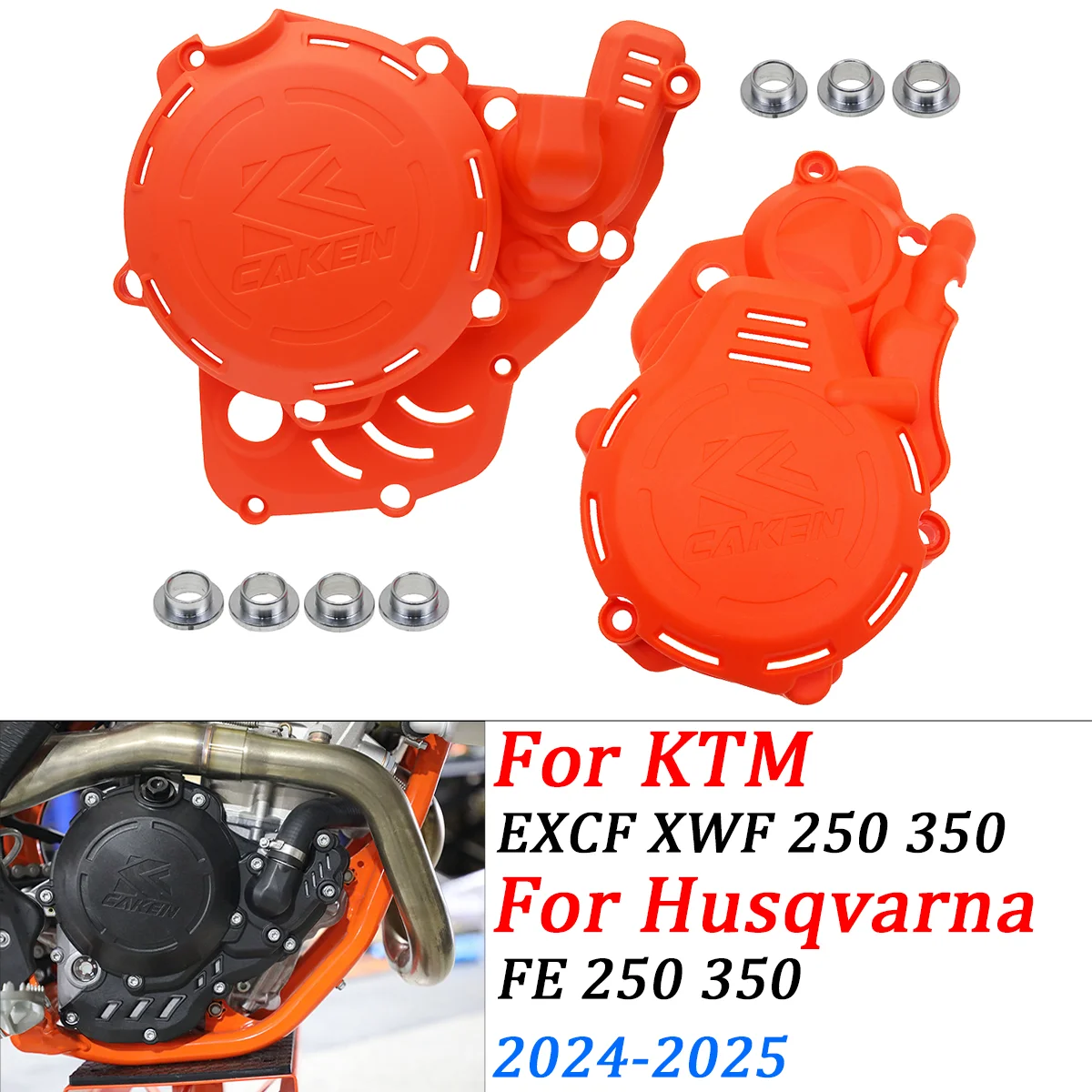 

Clutch Protector Lgnition Guard Cover For KTM Husqvarna GASGAS 250 350 EXCF XWF EC250F 350F FE 250 350 350S W PRO 2024 2025