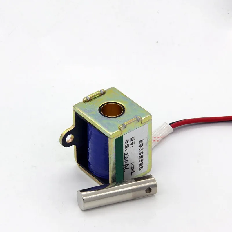 1PC Traction Electromagnet 1038L 12V 24V Small Frame DC Electromagnet