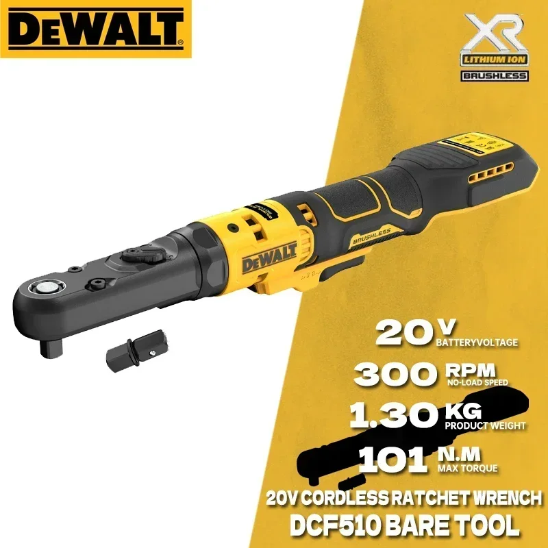 

Аккумуляторный гайковерт DEWALT DCF510 Atomic Compact Brushless 20V 3/8" и 1/2" (электроинструмент) DEWALT DCF510N