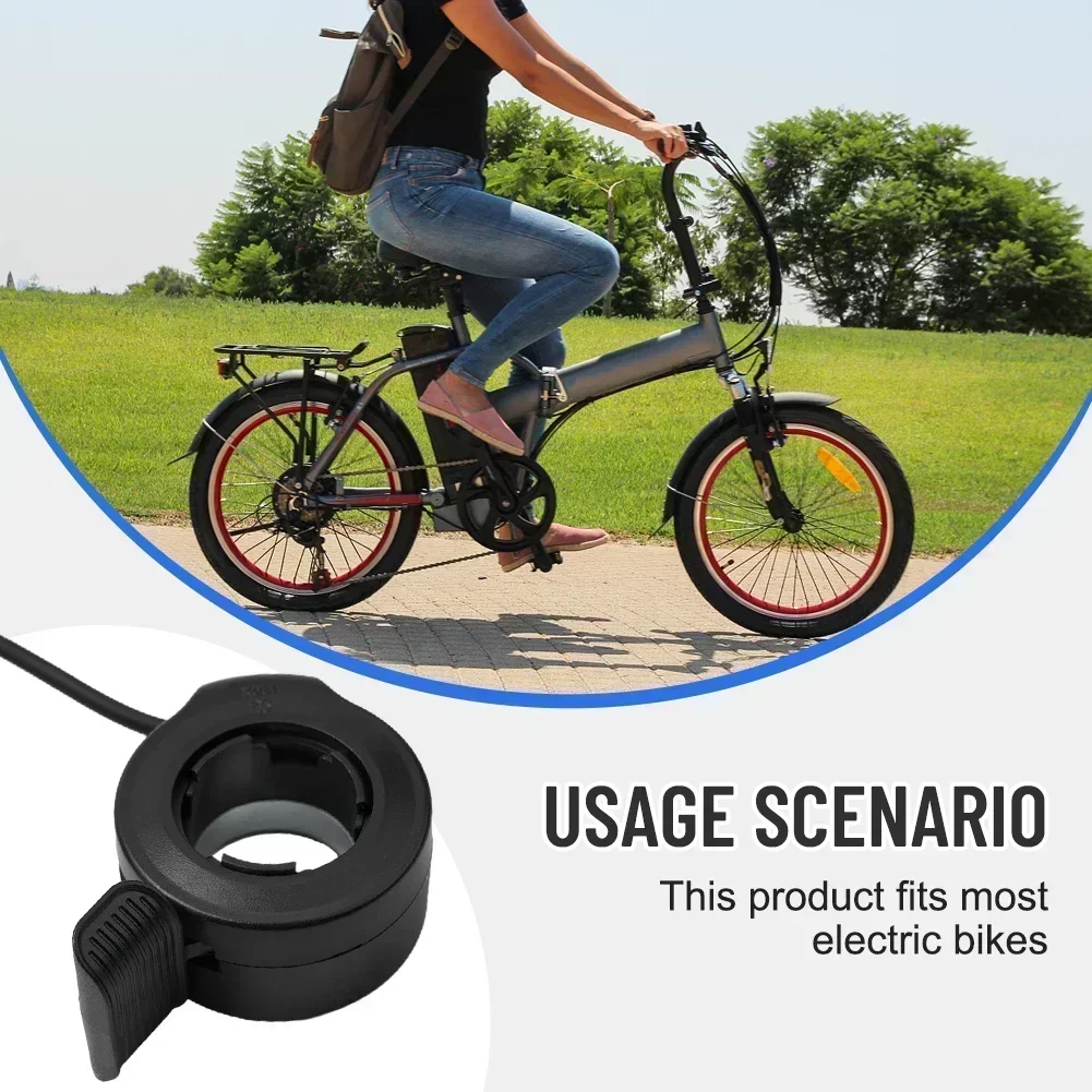 

High Quality Cycling Control Throttle Control Handle 3PIN BBS01 BBS02 BBSHD Bafang Central Motor Thumb Speed Control