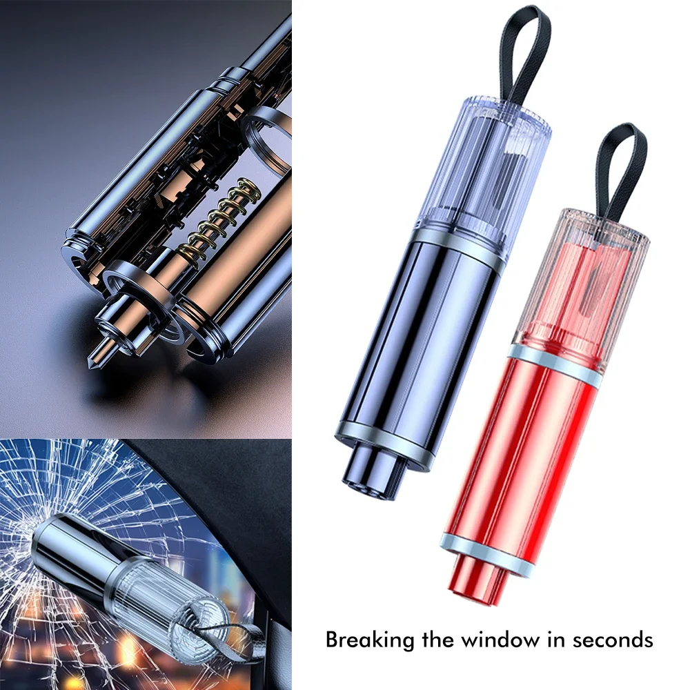 

Car Safety Hammer Auto Emergency Glass Window Breaker Portable Seat Belt Cutter Steel Car Life-Saving Emergency Escape Hammer