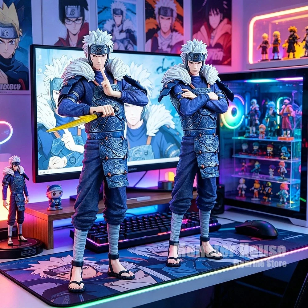 31cm/12,2 Zoll Anime-Figur Senju Tobirama Actionfiguren PVC-Statue Desktop-Ornament Sammlermodell Spielzeug Geschenke