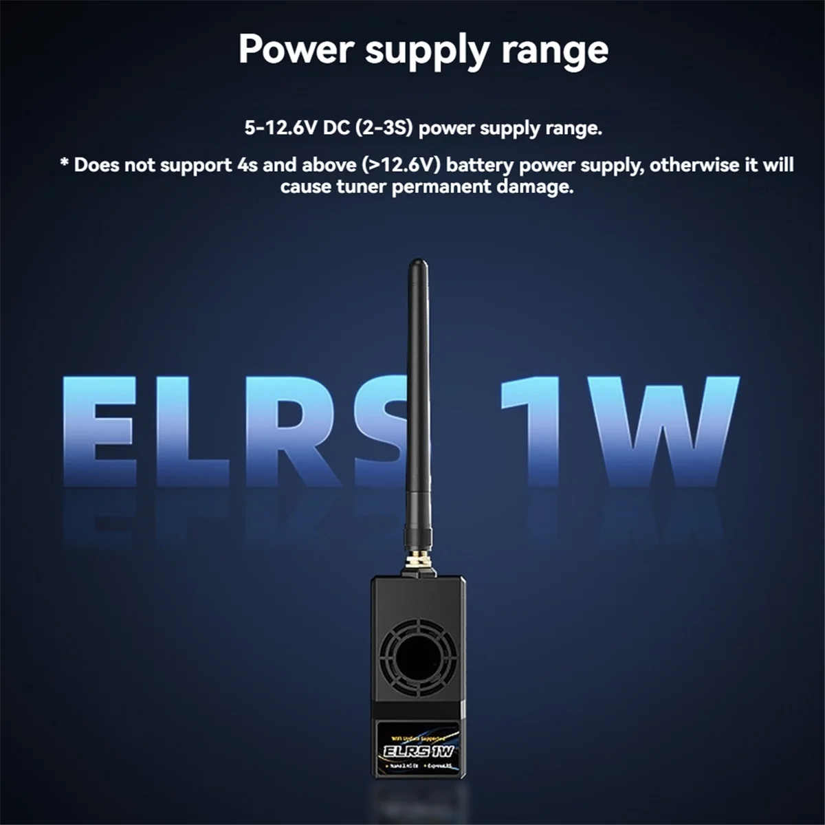 ELRS Nano Micro-Type Long-Range Module 1W High Power FPV Crossing Drone Signal Enhancement Low Latency 2.4GHz