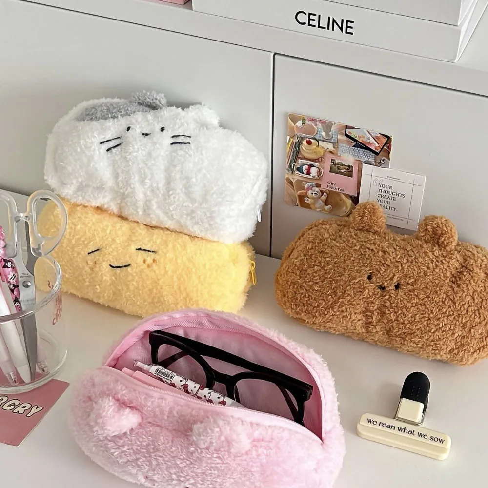 Big Capacity Kawaii Cat Pencil Case Pen Storage Bag Pencilcase Pencil Pouch Back To School Kids Gift Stationery Supplies