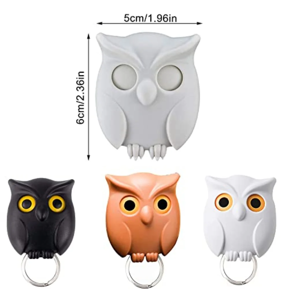 

Креативное решение для хранения ключей: держатель для ключей в виде совы 6*5*3, дизайн с закрытыми глазами, декор для дома