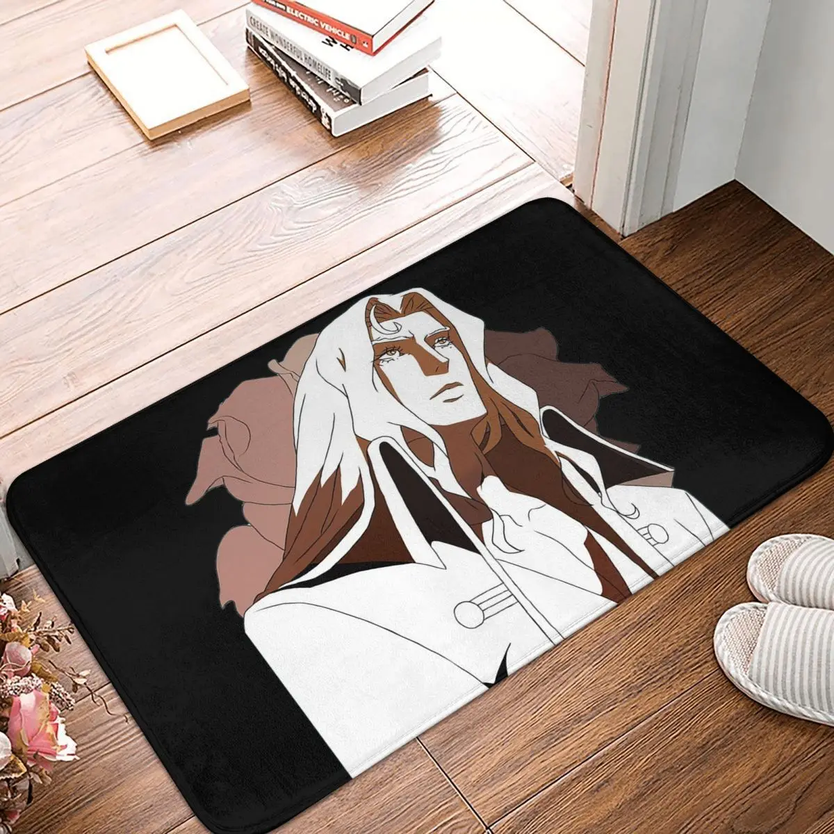 Alucard From Castlevania Anti-slip Doormat Floor Mat Absorbent Mat Carpet Rug for Kitchen Entrance Home Bedroom Footpad Mats