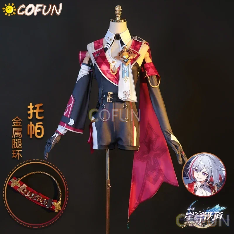 COFUN Game Honkai: Star Rail Topaz Cosplay Kostuum Halloween Outfits Vrouwen Volledige Set