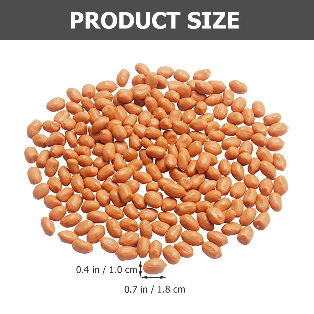

1 Bag Artificial Groundnut Kernels Lifelike Fake Nut Ornament Photography Prop Scene Decoration Artificial Groundnut Kernels