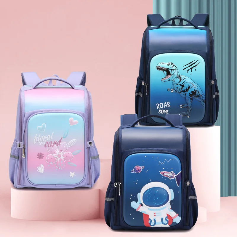 

New Elementary School Students Schoolbag Girls Boys Lightweight Orthopedic Backpack Children's Shoulder Bag Large Book Bag