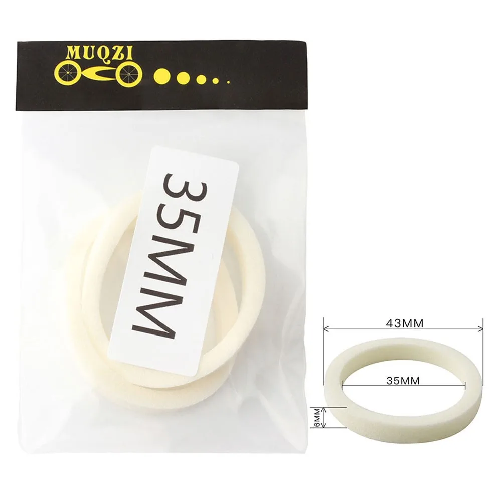 2Pcs Bike Bicycle Forks Sponge Foam Rings Oil Seal Dust Seal For RockShox- Magura- 30mm/32mm/34mm/35mm/36mm/38mm/40mm