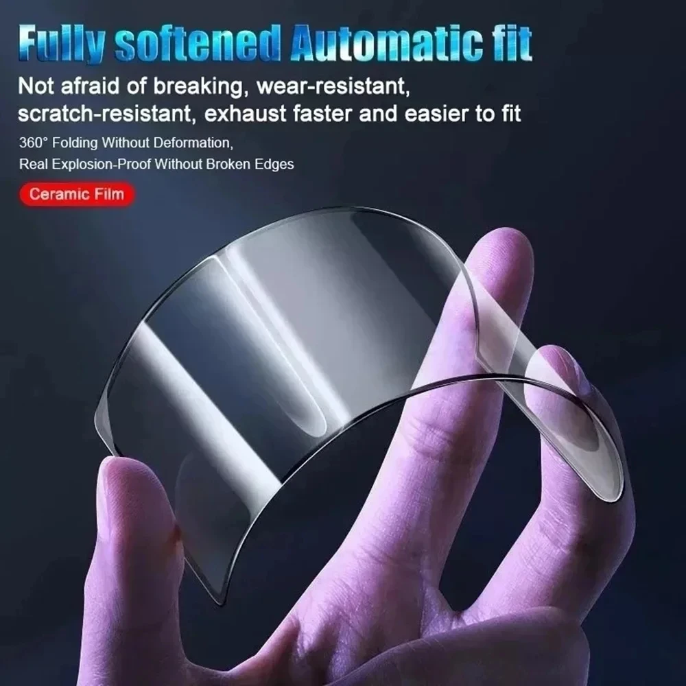 1-4PCS Matte Ceramic Film  for iPhone 13 14 15 11 12 Pro Max Mini 8 7 Plus Screen Protector for iPhone XS MAX X XR SE Not Glass image 6