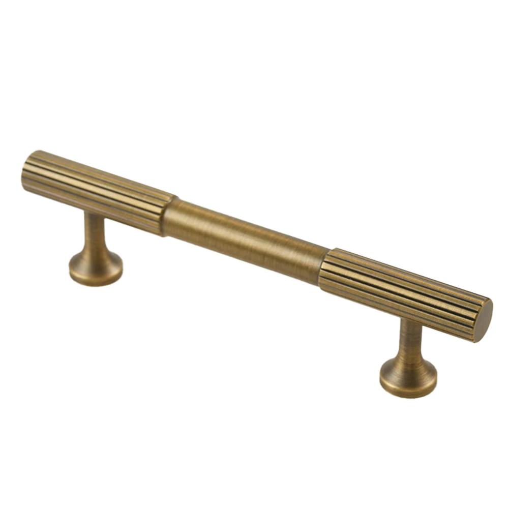 Exposed Antique Brass Drawer Handles Crafted from Solid Brass for Long Lasting and Flexible Home Decor Solutions