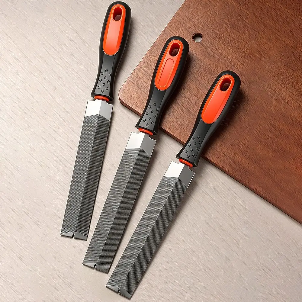 New Metal Deburring Diamond Saw File Fine Tooth Double Grain Rhombus File Wear Resistant Anti Slip Handle Saw File - view 3