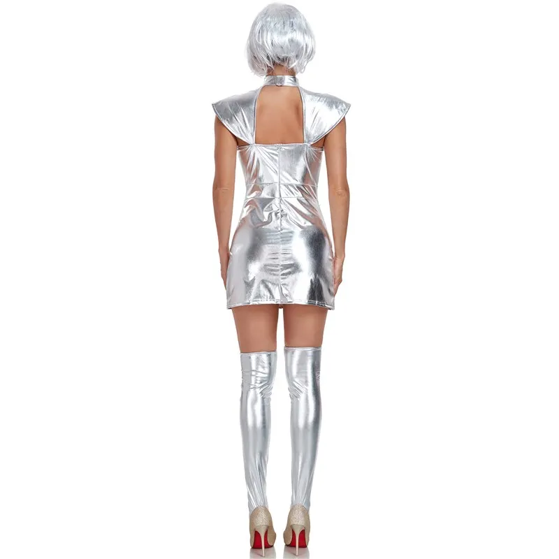 

Halloween Space Wor Shiny Cosplay Costume SXL for Women Trendy Stage Performance Traditional Chinese Ethnic Wear Winter