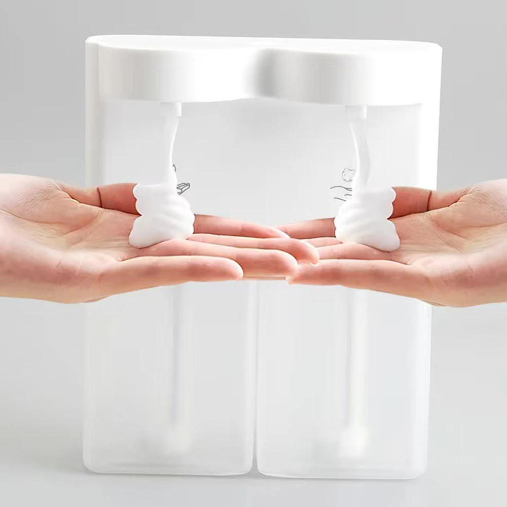 

2-in-1 Automatic Induction Detergent Machine Hand Sanitizer Machine Household Wall Mounted Automatic Induction Foam Hand Soap