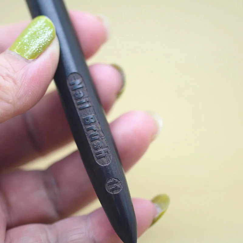 1 قطعة مسمار الفن فرش مجموعة مسمار اينر فرشاة مسمار اللوحة القلم الاكريليك الأشعة فوق البنفسجية هلام فرش كريستال مانيكير أداة فرشاة الأظافر