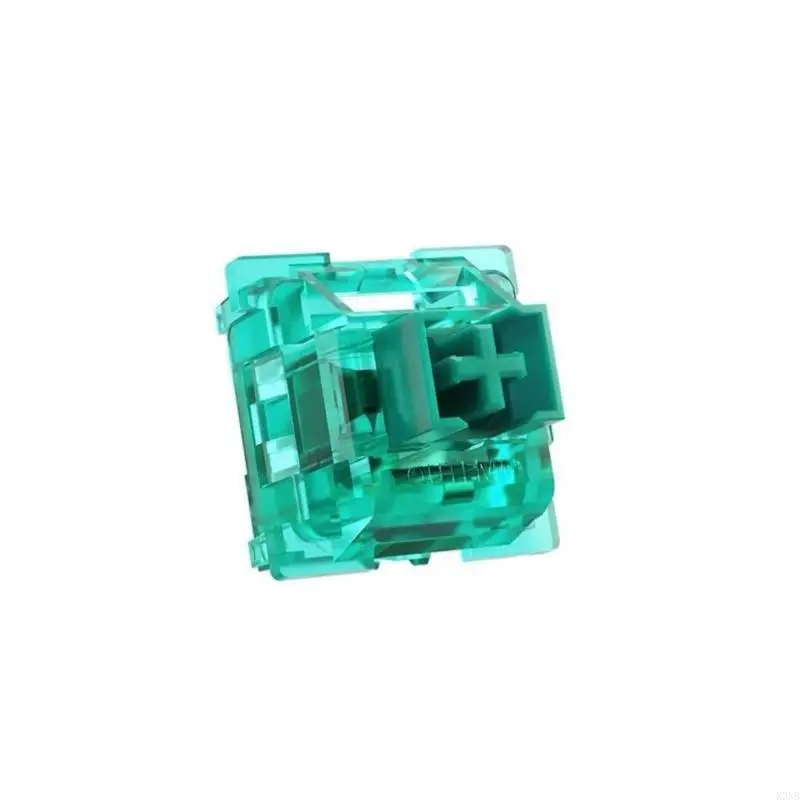 

K3NB 70pcs Зеленая механическая клавиатура переключение 3PIN переключающее ПК Слектропрозрачное корпус ПК для аксессуаров для