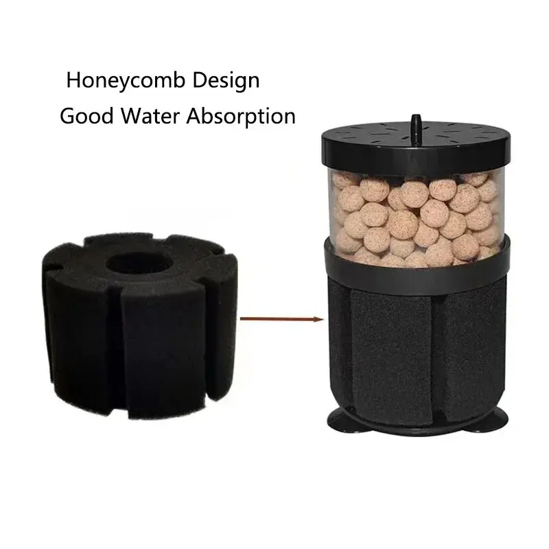 Black Aquarium Filter for Aquarium Fish Tank Air Pump Skimmer Biochemical Sponge Filter Aquarium Bio Filters Filtro Aquario