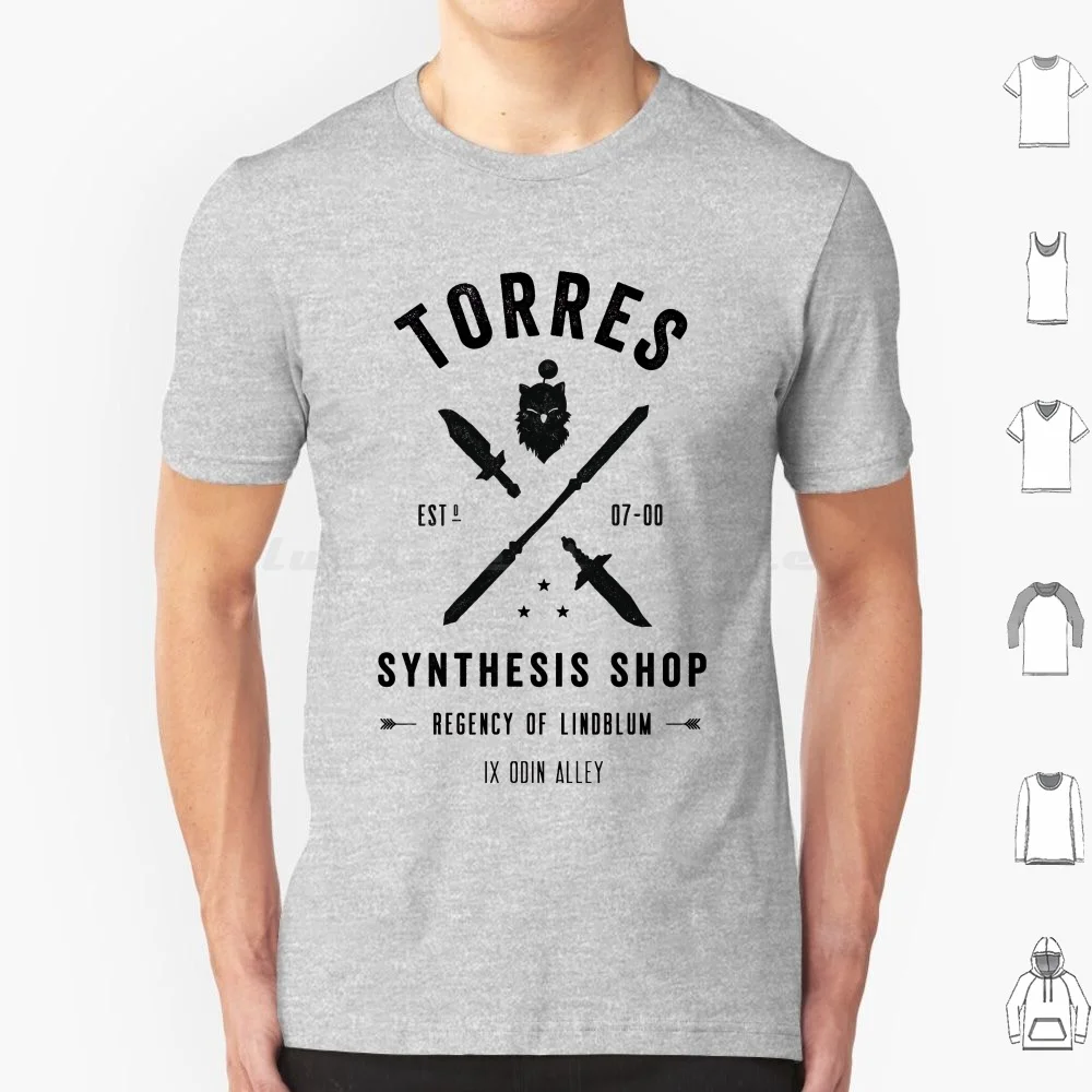 Torres Synthesis Shop T Shirt Big Size 100% Cotton Ff9 Final Fantasy Final Fantasy Ix Final Fantasy 9 Torres Vivi Zidane