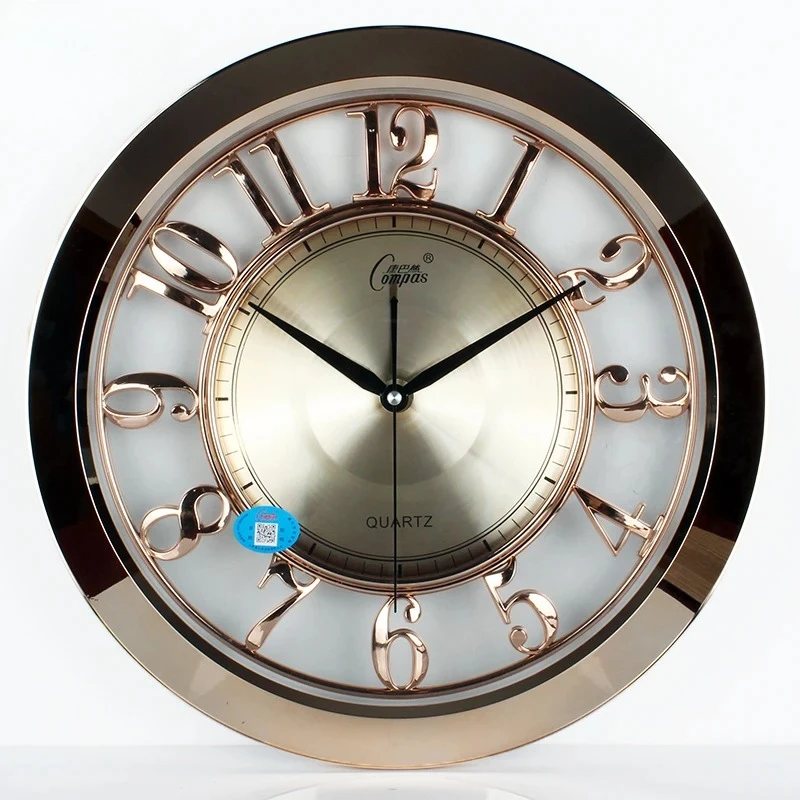 

16-inch Large Wall Clock Vintage Silent Luxury Gold Shabby Chic Kitchen Home Watch Wall Clocks Home Decor Duvar Saati Gift SC574