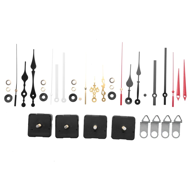 4 шт., набор для ремонта часов, с длинным валом