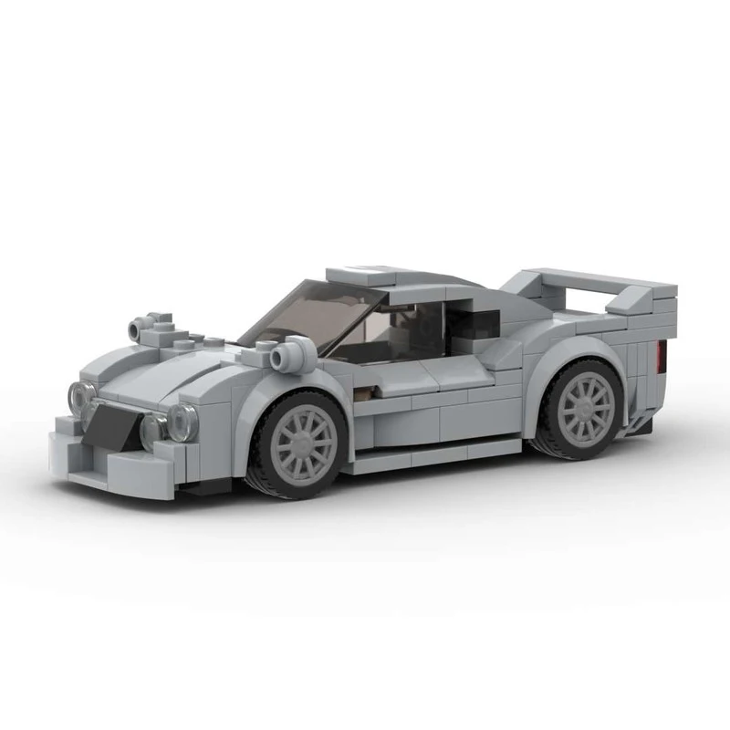 

MOC Racecar CLK GTR Speed Champion Классическая модель автомобиля Гоночные детские игрушки Рождественский подарок Технология Строительные блоки