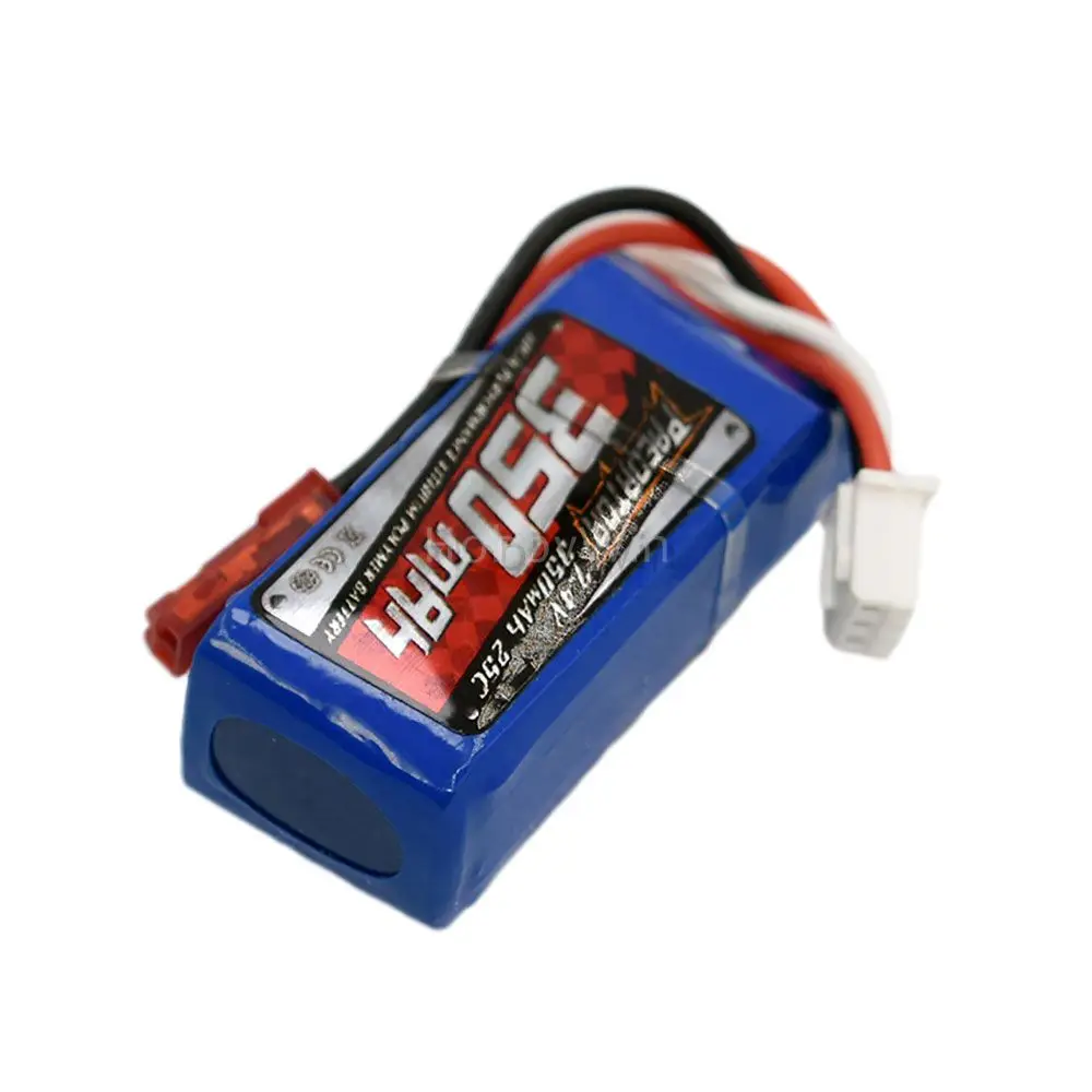 FMS part 7.4V 2S 350mAh 25C LiPO Battery JST plug for RC Model Airplane Helicopter Quadcopter FPV Drone