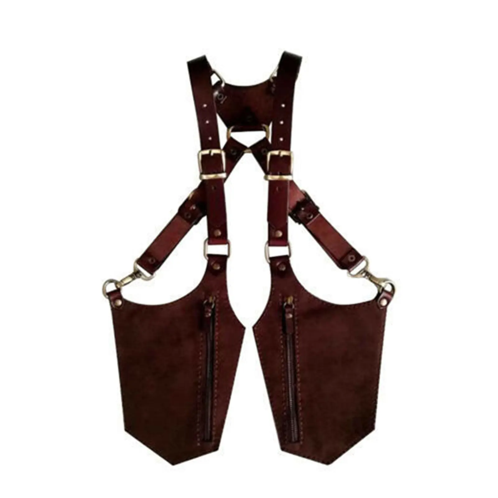 

FauxLeather Concealment Protection Retro Mens Bag Lightweight Mobile Phone Travel Outdoor Activities Bag Brown