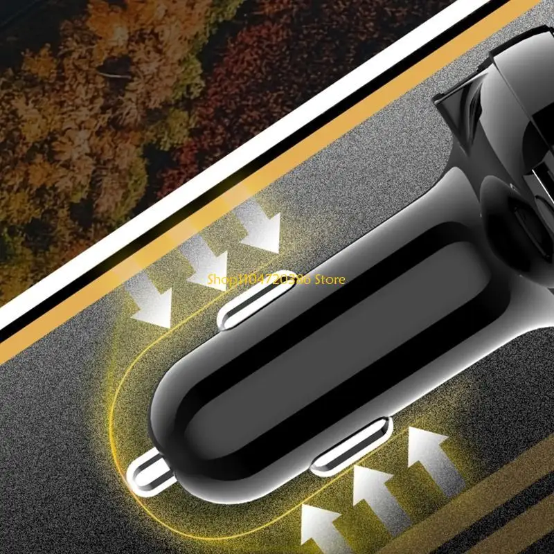 مشغل MP3 للسيارة K0EA، محول شحن USB مزدوج، اتصال حر اليدين لأنظمة Android IOS، متوافق مع البلوتوث