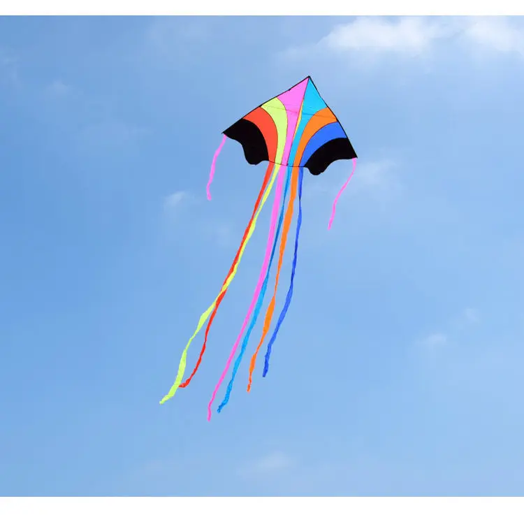 Vlieger Set Grasland Vlieger Breeze om te Vliegen Kinderen Volwassen Grote Kleur Lange Staart String Vliegers Gingang Outdoor Fun Sport Speelgoed 1.5m