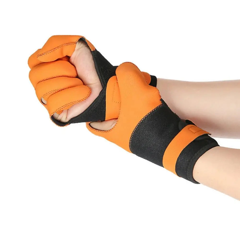 

Finger Splint Hand Training Gloves Anti Spasticity Anti-Slip Protective Gloves High Elasticity Hand Brace Five Finger Trainer