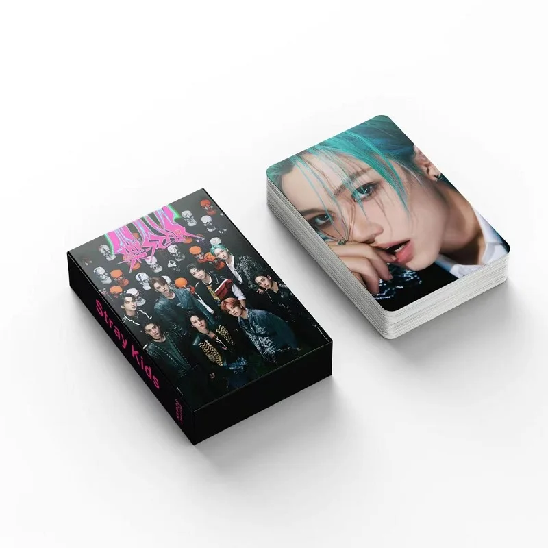 55pcs/set Kpop Felix Skz Lomo Cards ODDINARY New Album Boys Photocards Hyunjin Han Lee Know Photo Card for Fans Collection