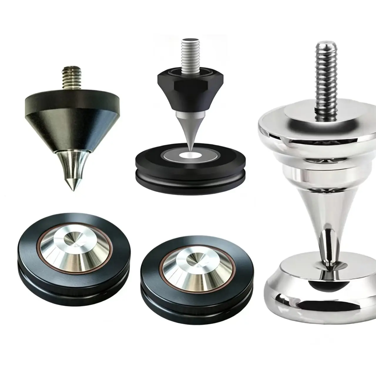 316 Stainless Steel Shock Absorber Foot Nail Speaker Foot Nail Frame Base Set M6 M8 M10  CD Player Shock Absorber Accessories