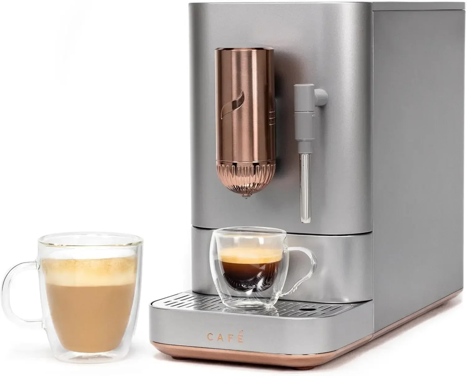 Hot SalesAffetto automatische espressomachine + melkopschuimer |   Ingebouwde en verstelbare espressobonenmolen |   One-Touch brouwen in 90